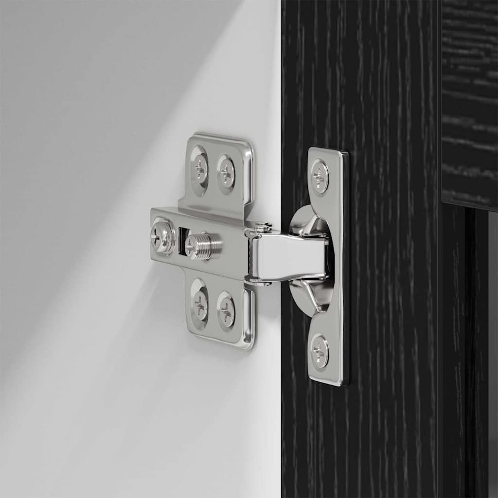 Hengende skap Riga Svart Eik 60 x 31 x 100 cm Konstruert tre