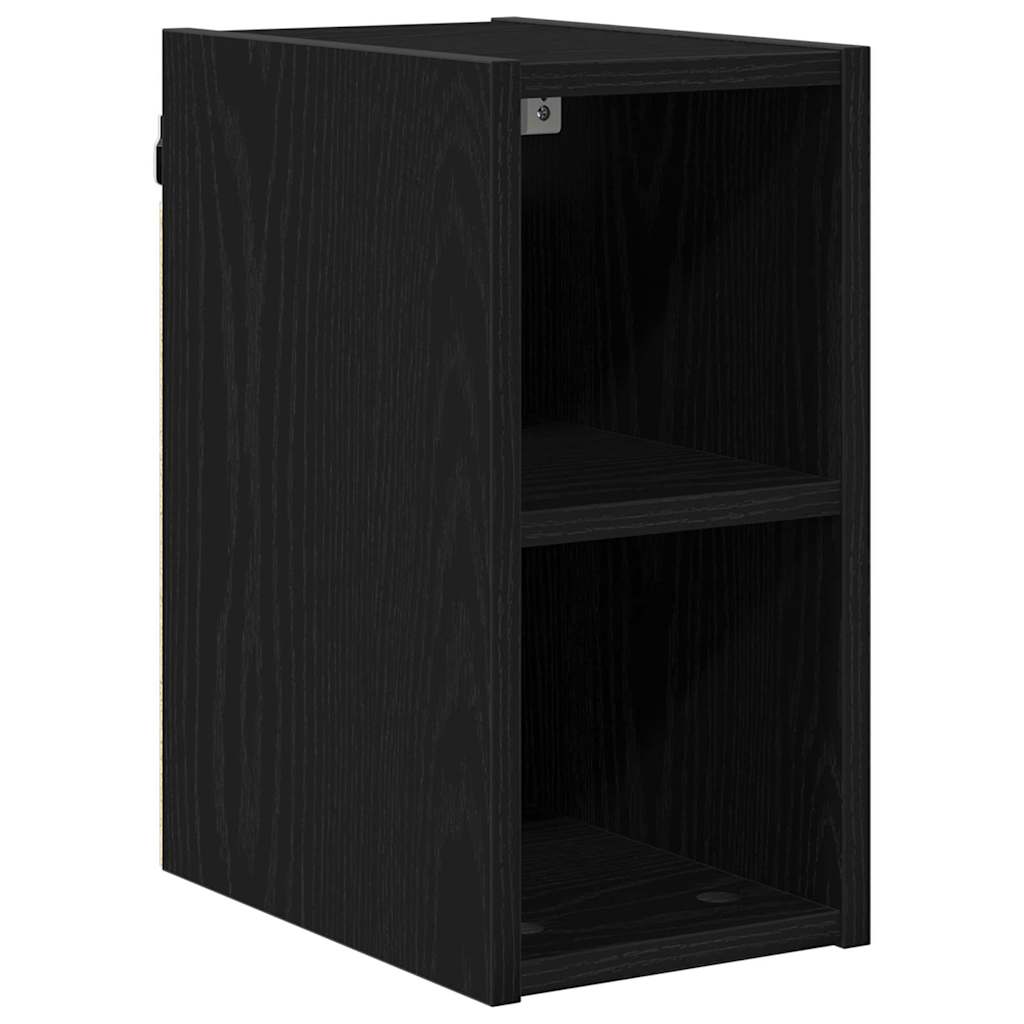 Hengende skap Svart Eik 20 x 29,5 x 40 cm Konstruert tre