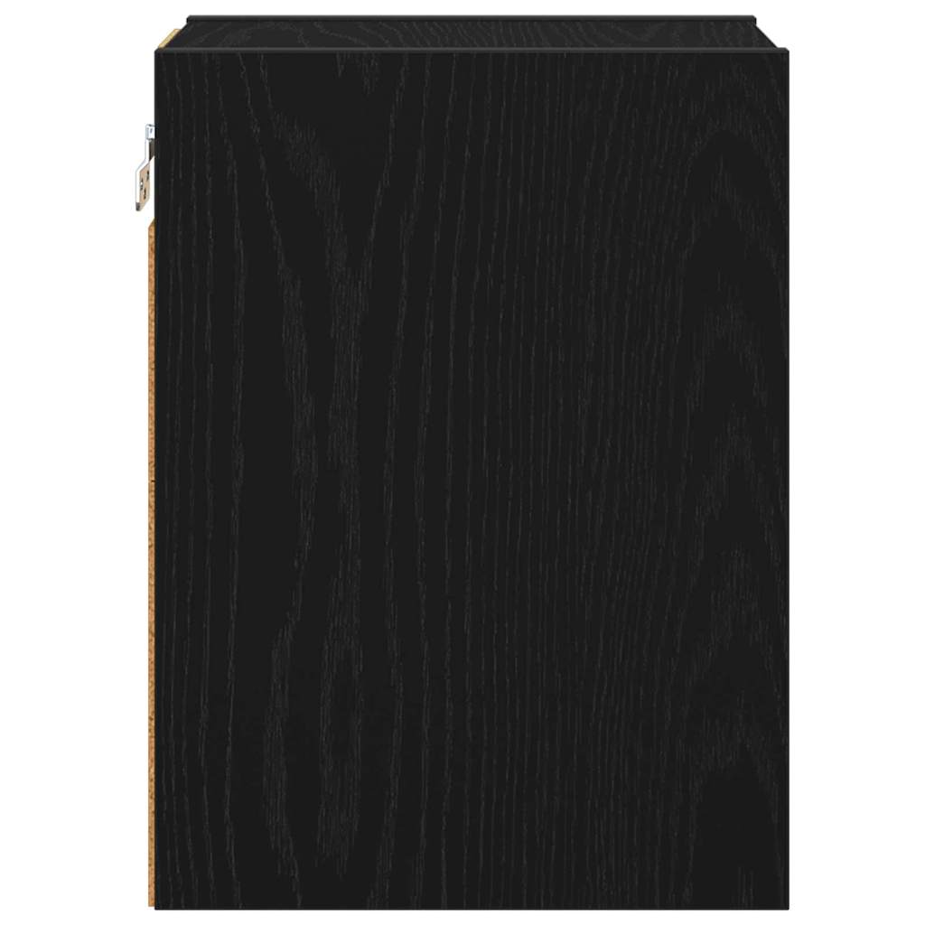 Hengende skap Svart Eik 20 x 29,5 x 40 cm Konstruert tre