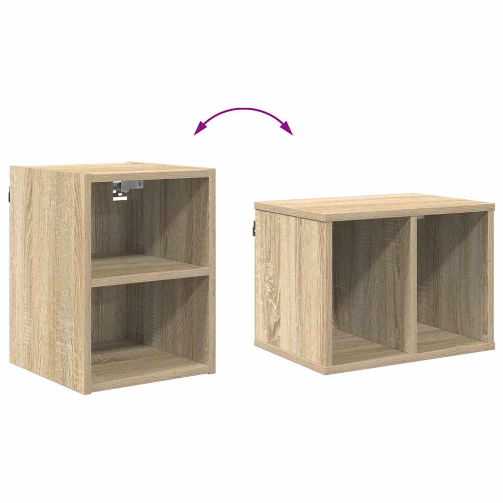 Hengende skap Sonoma eik 30 x 29,5 x 40 cm Konstruert tre