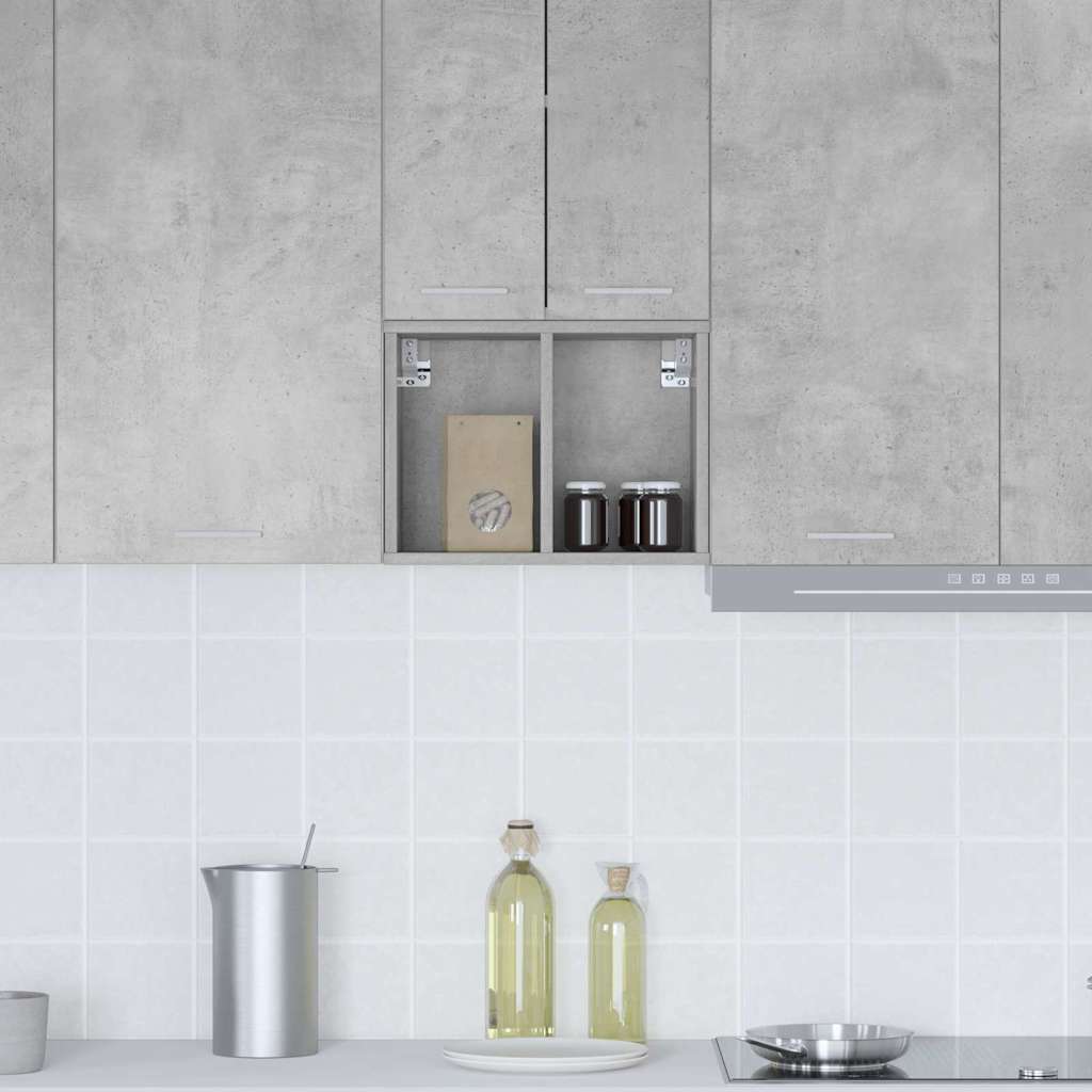 Hengende skap Betonggrå 30 x 29,5 x 40 cm Konstruert tre