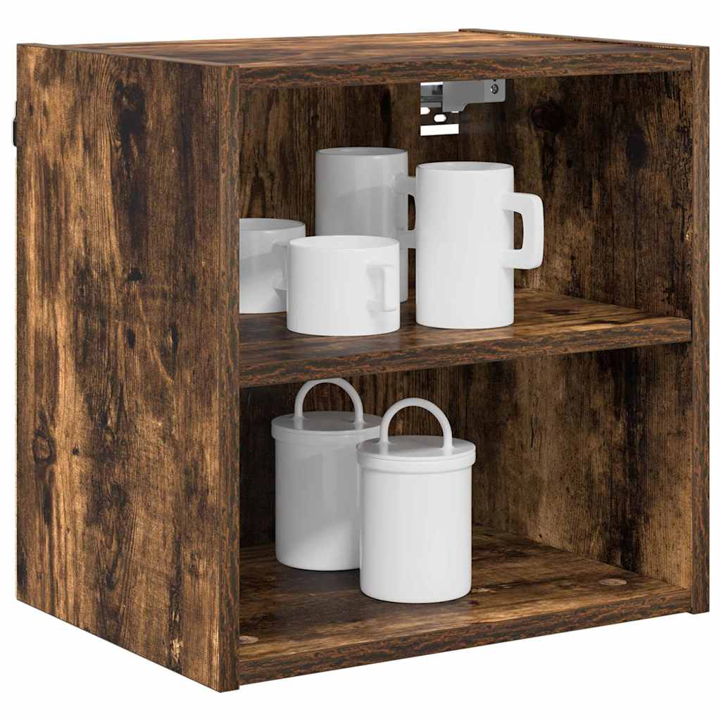 Hengende skap Røkt eik 40 x 29,5 x 40 cm Konstruert tre