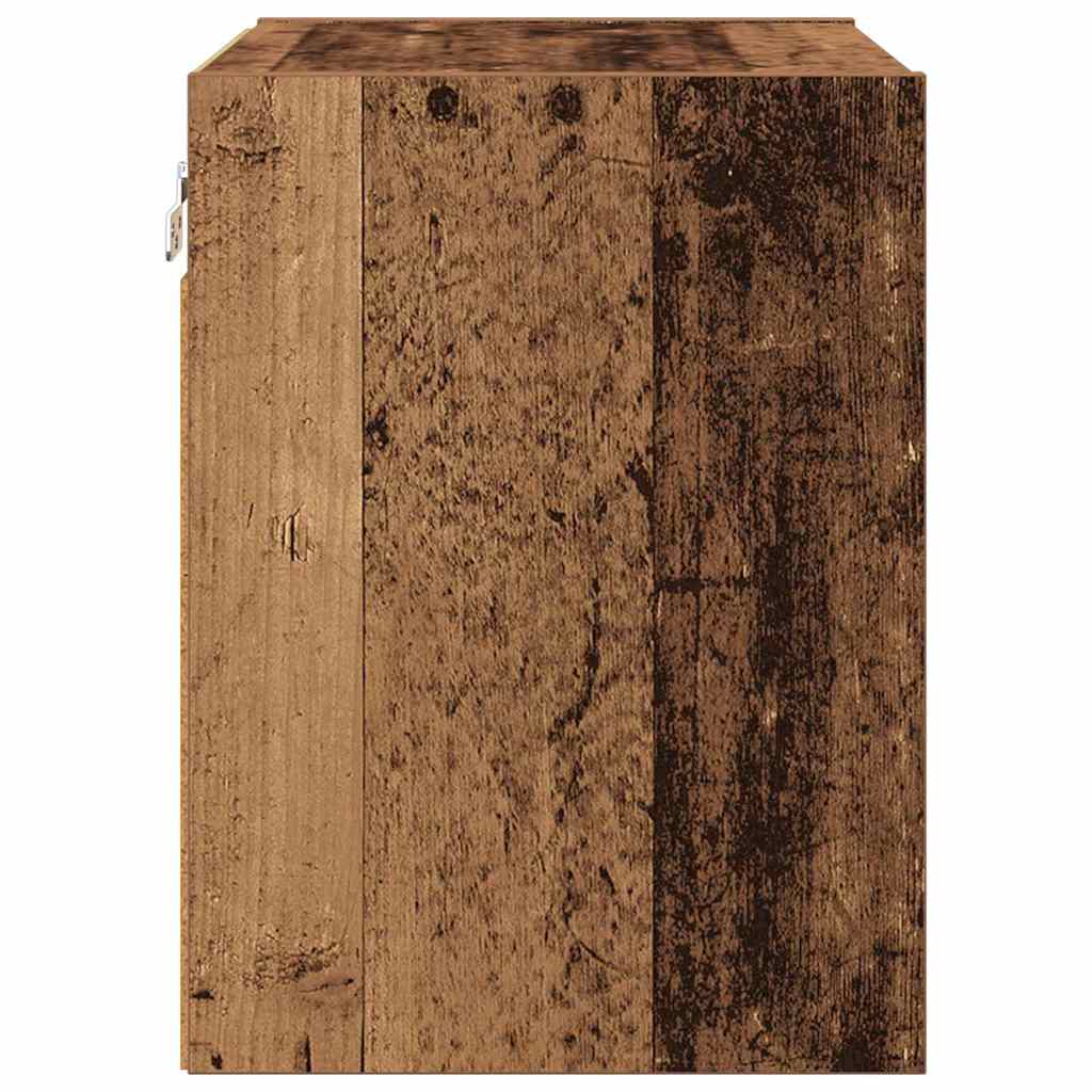Hengende skap Gammelt tre 40 x 29,5 x 40 cm Konstruert tre