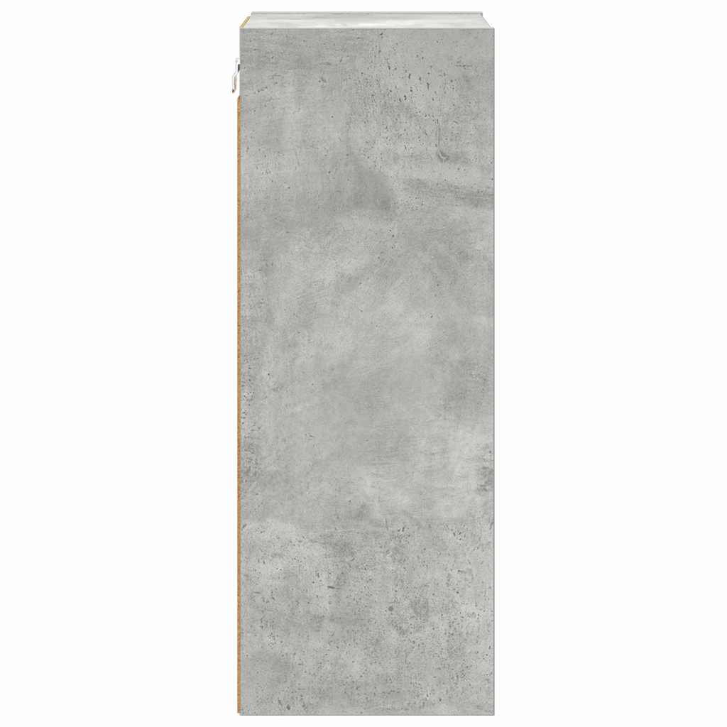 Hengende skap Betonggrå 30 x 29,5 x 80 cm Konstruert tre