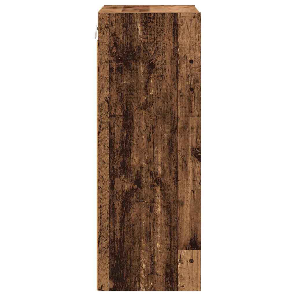 Hengende skap Gammelt tre 40 x 29,5 x 80 cm Konstruert tre