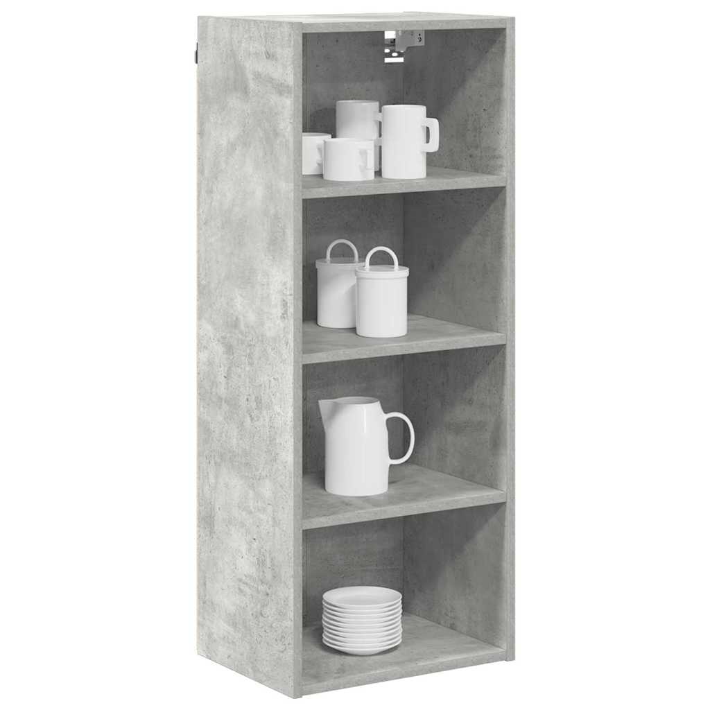 Hengende skap Betonggrå 40 x 29,5 x 100 cm Konstruert tre