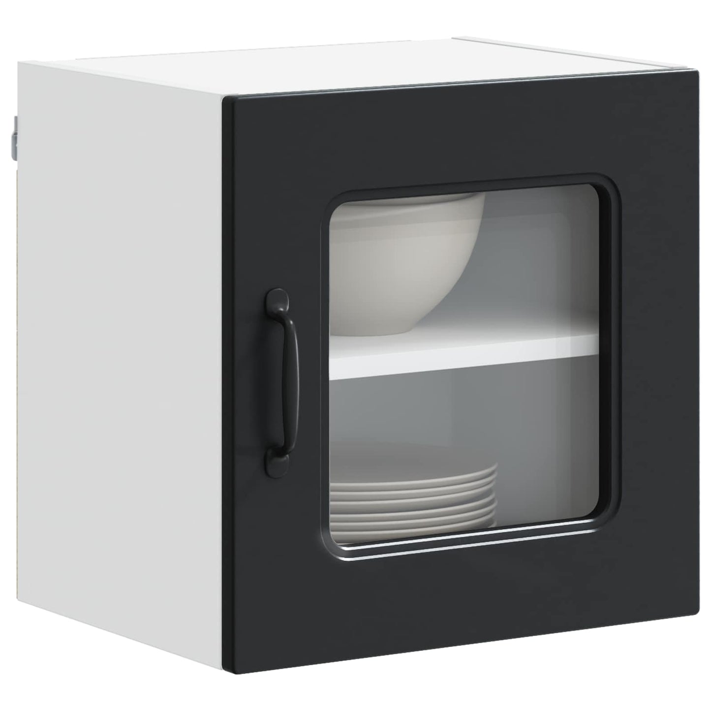Oppvaskmaskin-panel Kalmar Svart 40 x 31 x 40 cm Konstruert tre