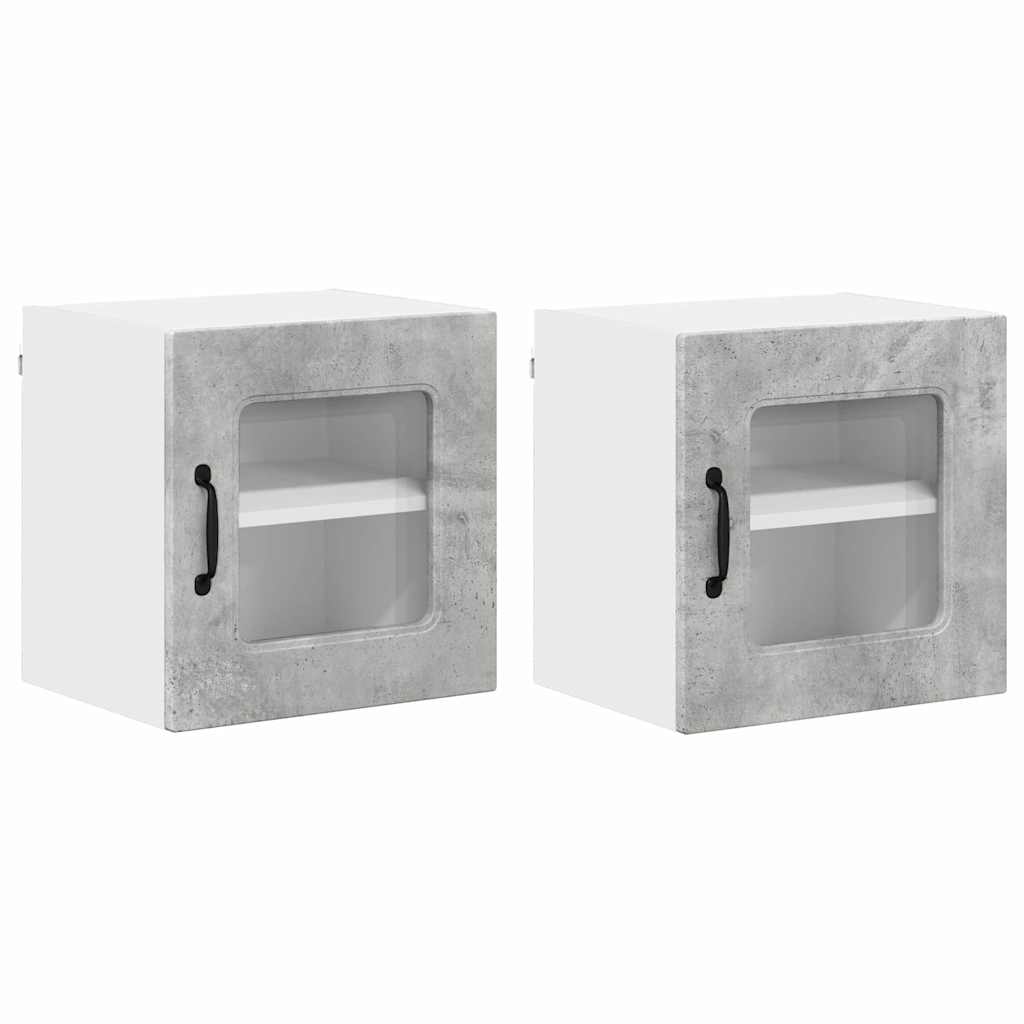 Oppvaskmaskin-panel Kalmar 2 pcs Betonggrå 40 x 31 x 40 cm