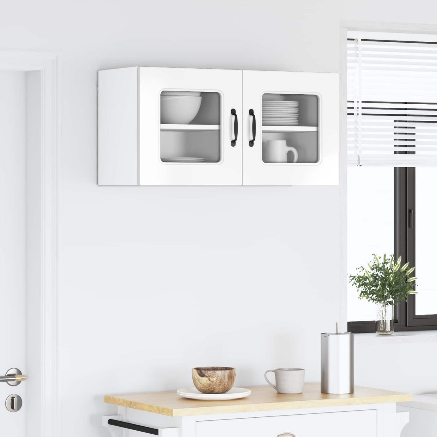 Oppvaskmaskin-panel Kalmar 2 pcs Høyglanset hvit