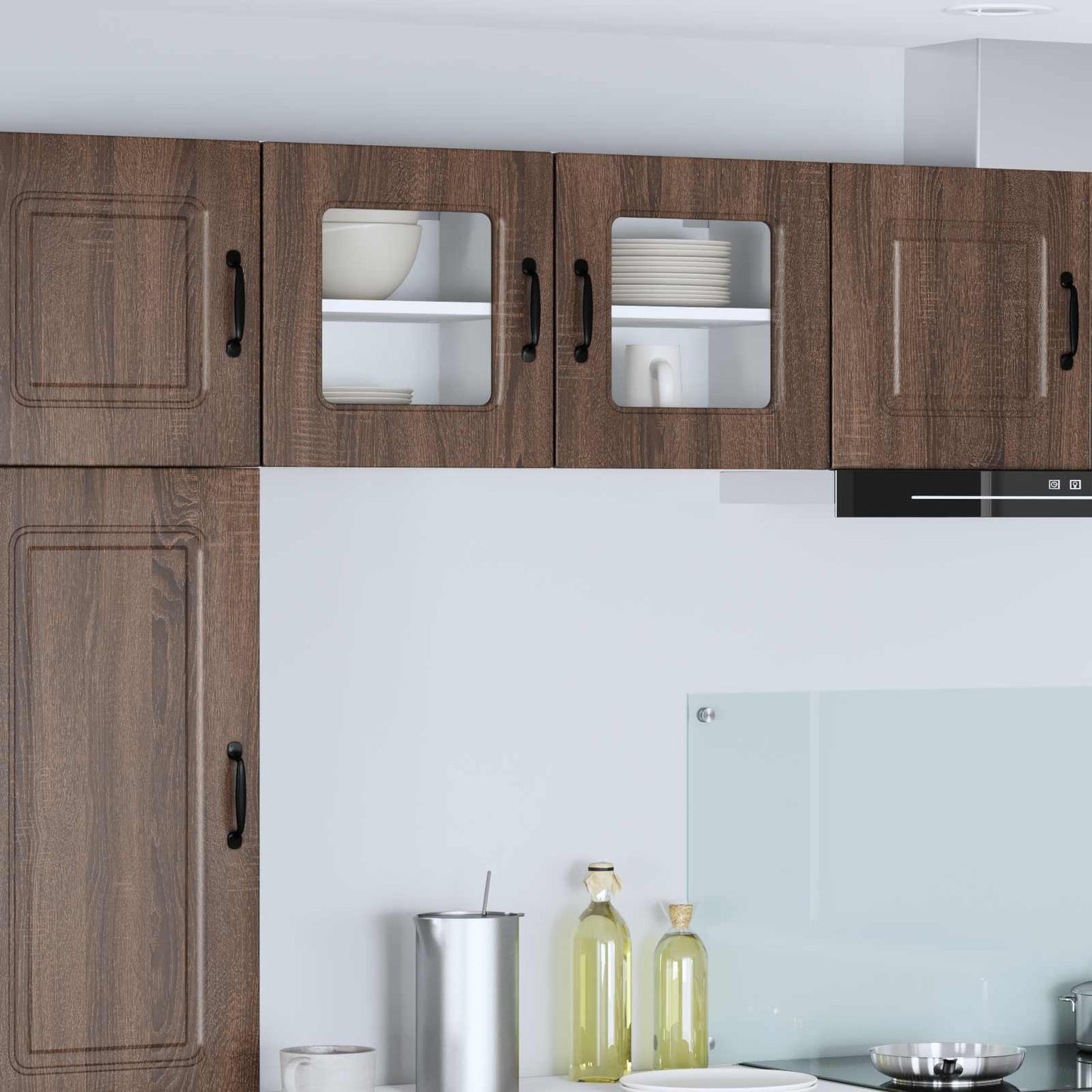 Oppvaskmaskin-panel Kalmar 2 pcs Brun Eik 40 x 31 x 40 cm