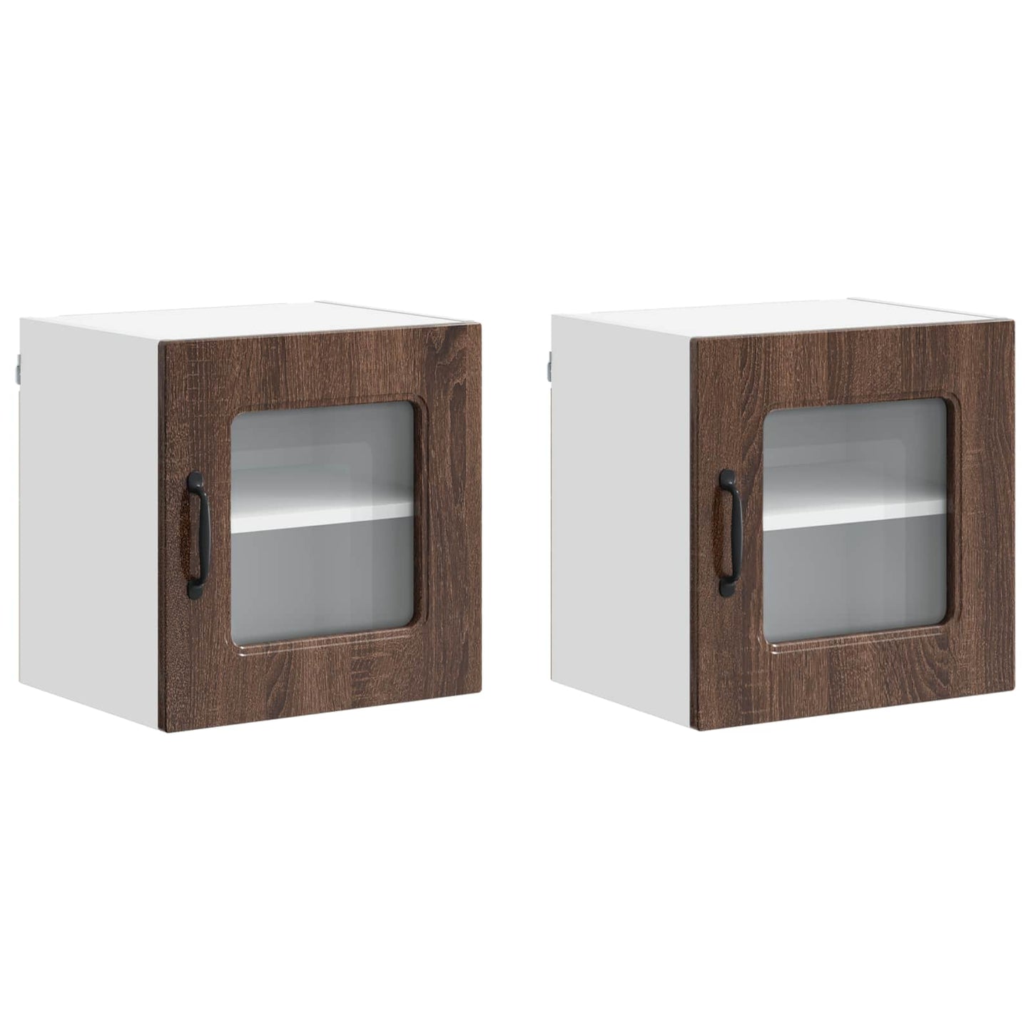 Oppvaskmaskin-panel Kalmar 2 pcs Brun Eik 40 x 31 x 40 cm