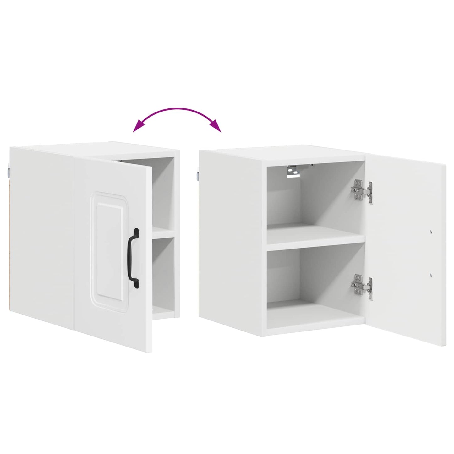 Oppvaskmaskin-panel Kalmar Hvit 30 x 31 x 40 cm Konstruert tre