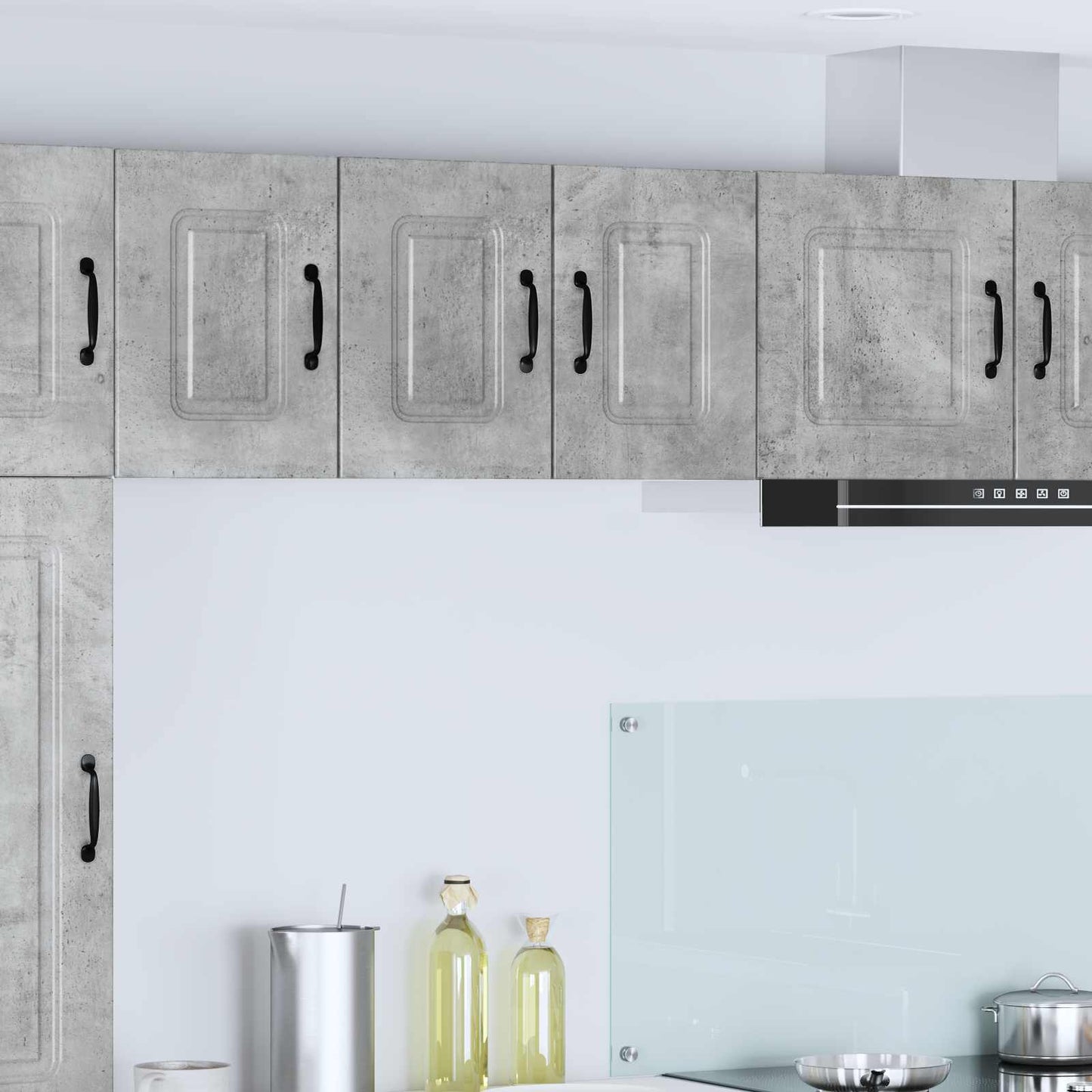 Oppvaskmaskin-panel Kalmar 2 pcs Betonggrå 30 x 31 x 40 cm