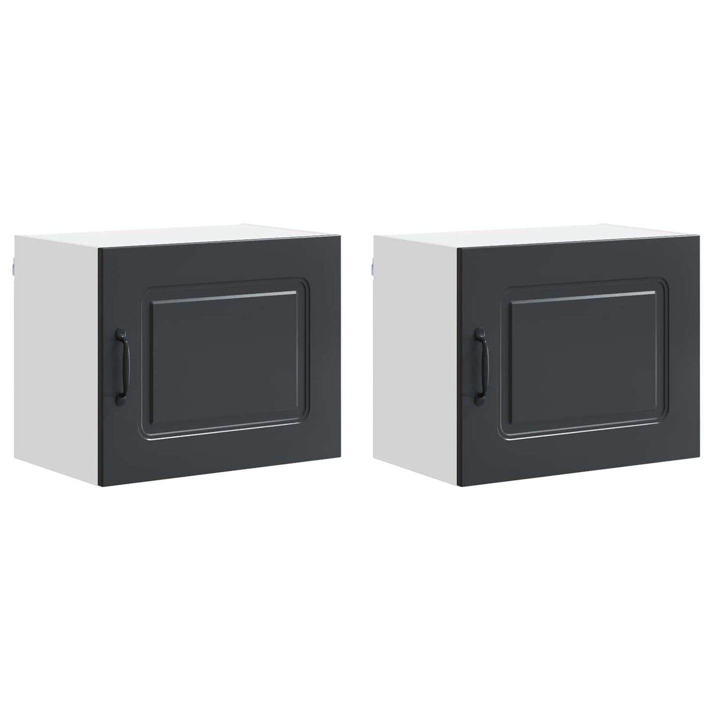 Oppvaskmaskin-panel Kalmar 2 pcs Svart 50 x 31 x 40 cm