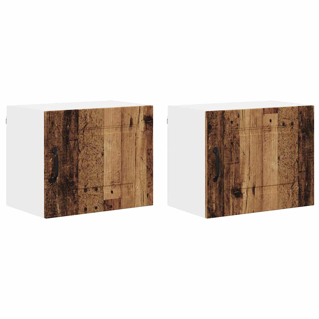 Oppvaskmaskin-panel Kalmar 2 pcs Gammelt tre 50 x 31 x 40 cm