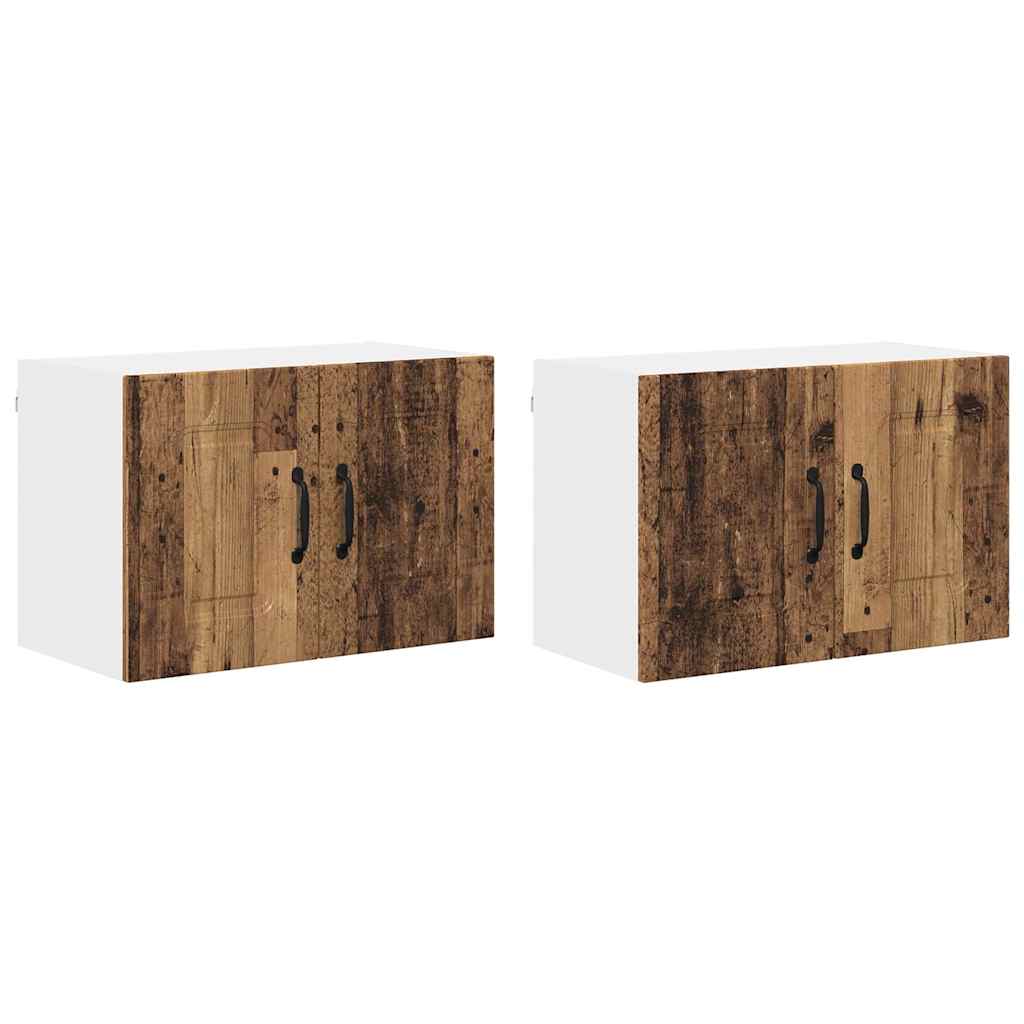 Oppvaskmaskin-panel Kalmar 2 pcs Gammelt tre 60 x 31 x 40 cm