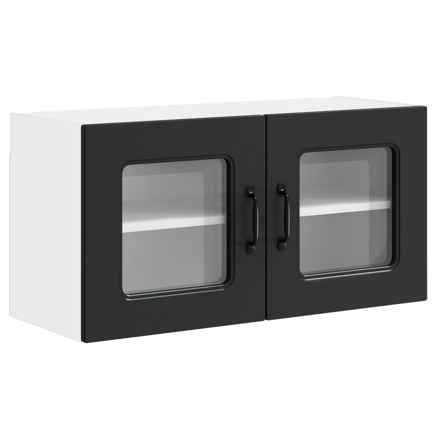 Oppvaskmaskin-panel Kalmar Svart 80 x 31 x 40 cm Konstruert tre