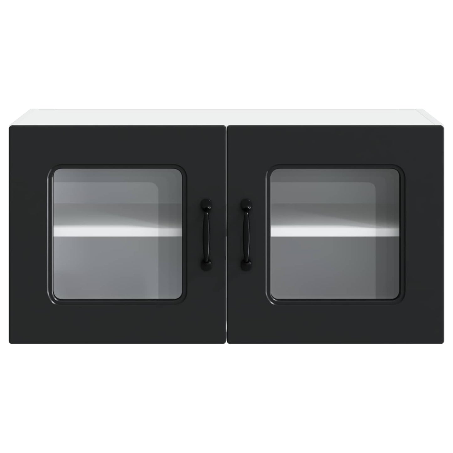Oppvaskmaskin-panel Kalmar Svart 80 x 31 x 40 cm Konstruert tre