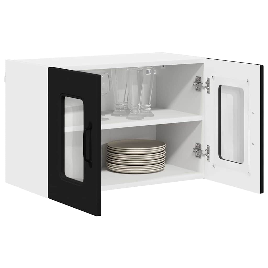 Oppvaskmaskin-panel Kalmar Svart 60 x 31 x 40 cm Konstruert tre