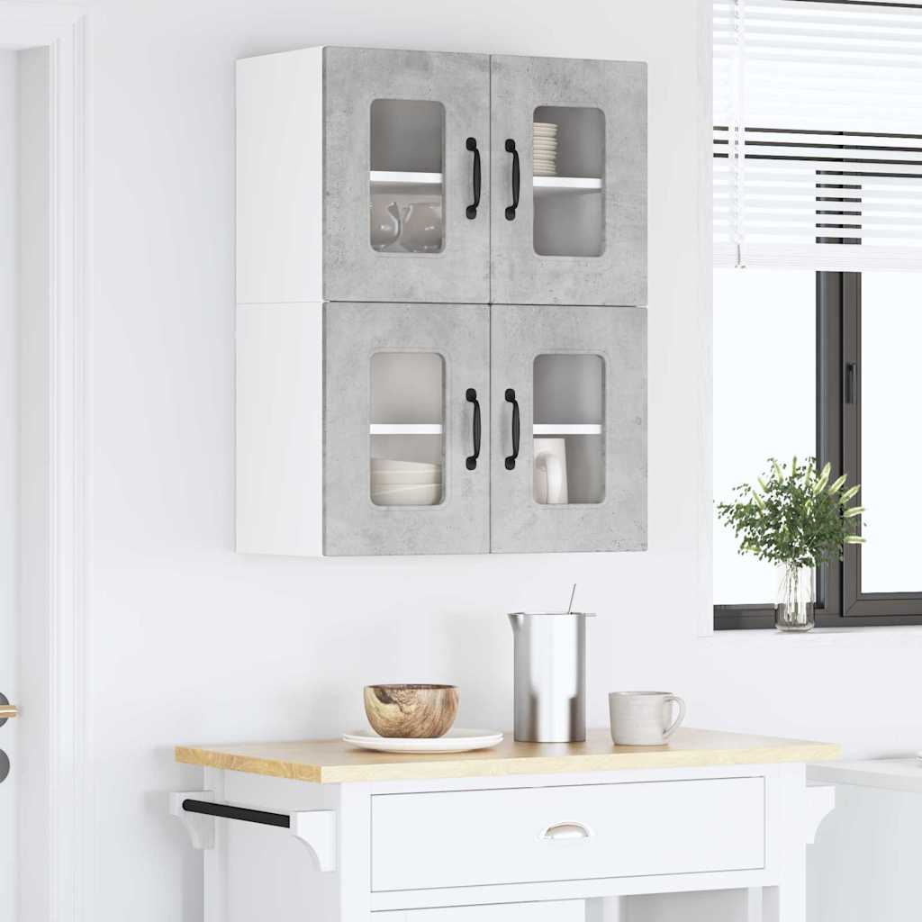 Oppvaskmaskin-panel Kalmar 2 pcs Betonggrå 60 x 31 x 40 cm