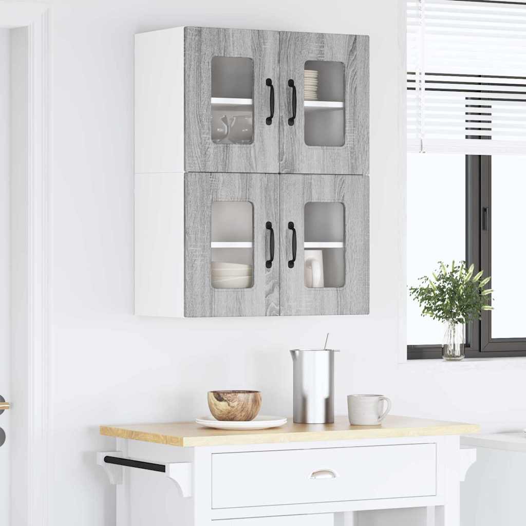 Oppvaskmaskin-panel Kalmar 2 pcs Grå Sonoma 60 x 31 x 40 cm