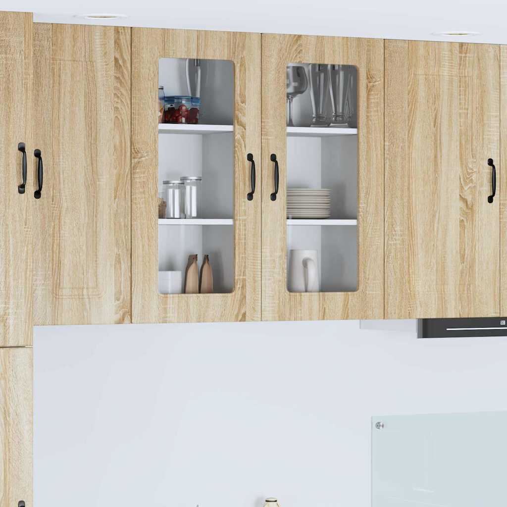 Oppvaskmaskin-panel Kalmar 2 pcs Sonoma eik 40 x 31 x 80 cm