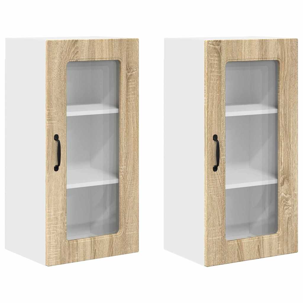 Oppvaskmaskin-panel Kalmar 2 pcs Sonoma eik 40 x 31 x 80 cm