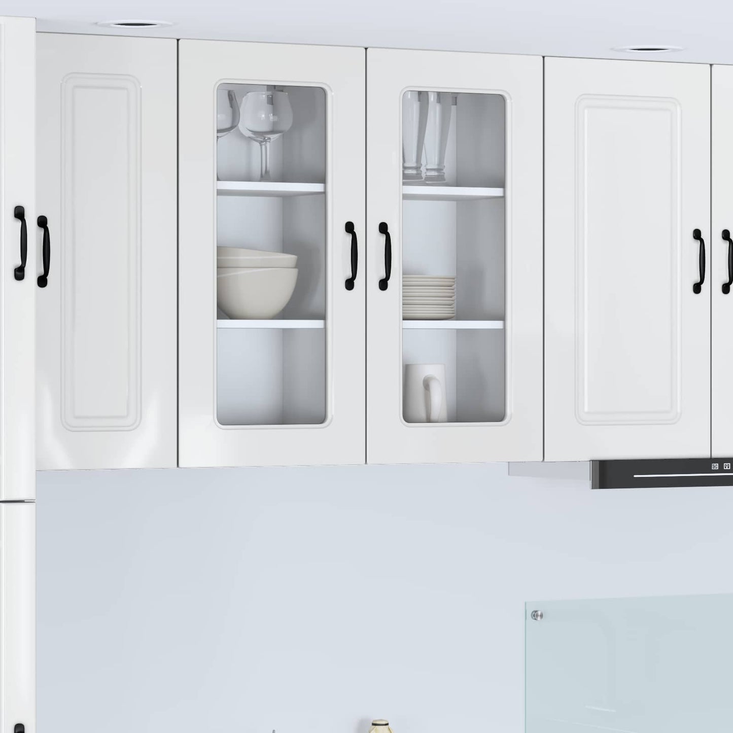 Oppvaskmaskin-panel Kalmar Høyglanset hvit 40 x 31 x 80 cm