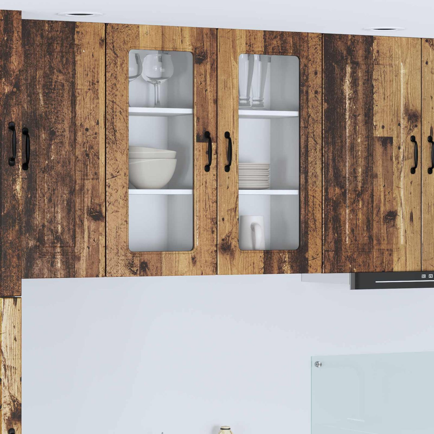 Oppvaskmaskin-panel Kalmar Gammelt tre 40 x 31 x 80 cm