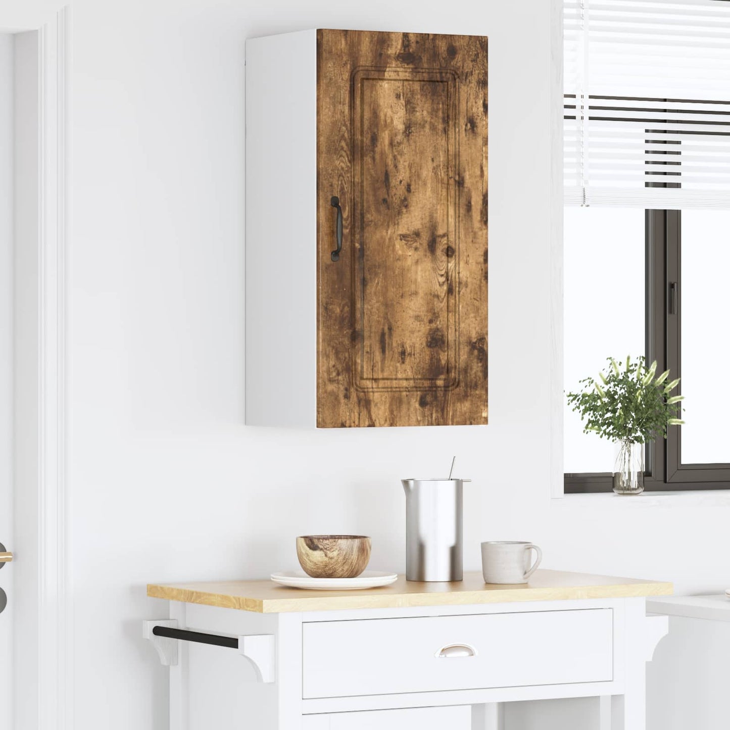 Oppvaskmaskin-panel Kalmar Røkt eik 40 x 31 x 80 cm