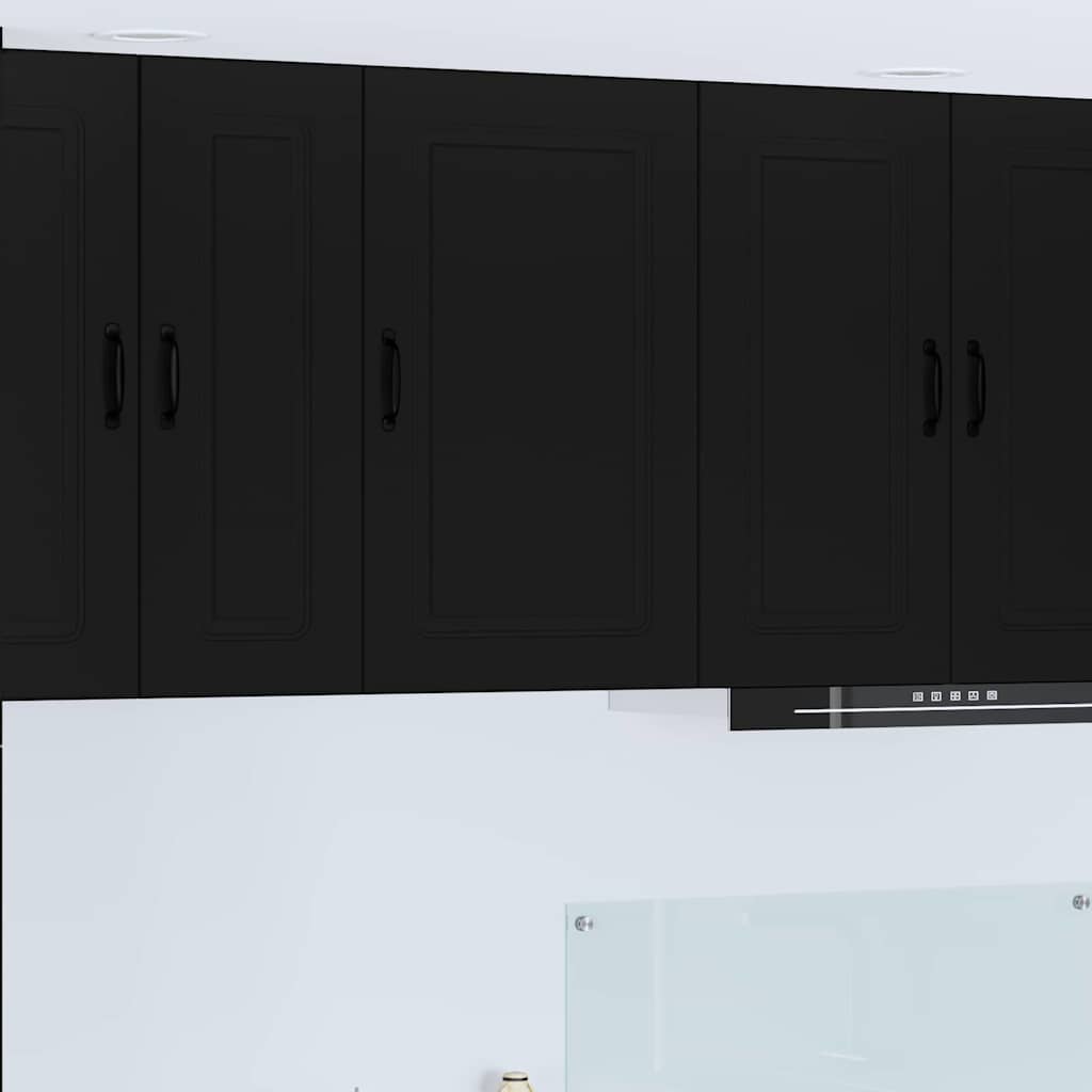 Oppvaskmaskin-panel Kalmar Svart 50 x 31 x 80 cm Konstruert tre
