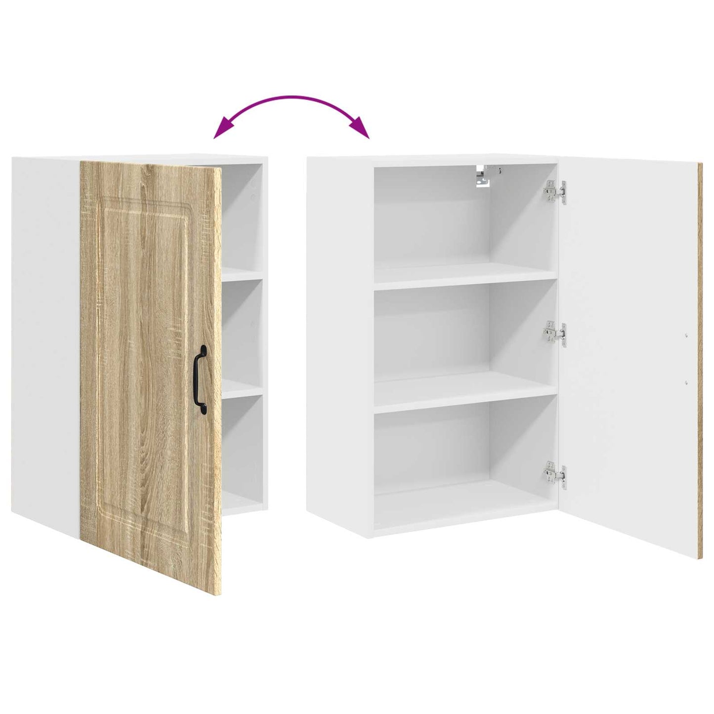 Oppvaskmaskin-panel Kalmar Sonoma eik 50 x 31 x 80 cm