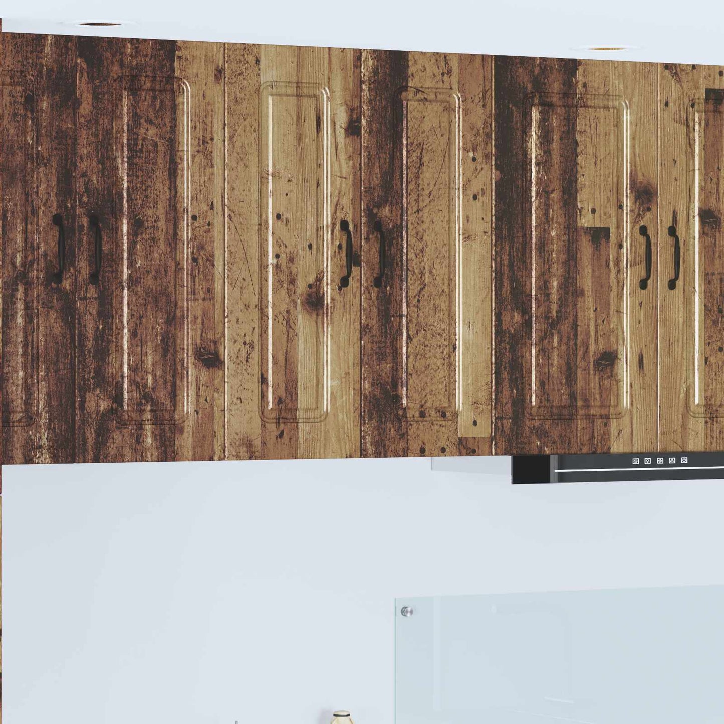 Oppvaskmaskin-panel Kalmar Gammelt tre 60 x 31 x 80 cm