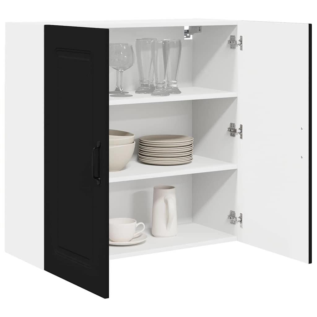 Oppvaskmaskin-panel Kalmar Svart 80 x 31 x 80 cm Konstruert tre