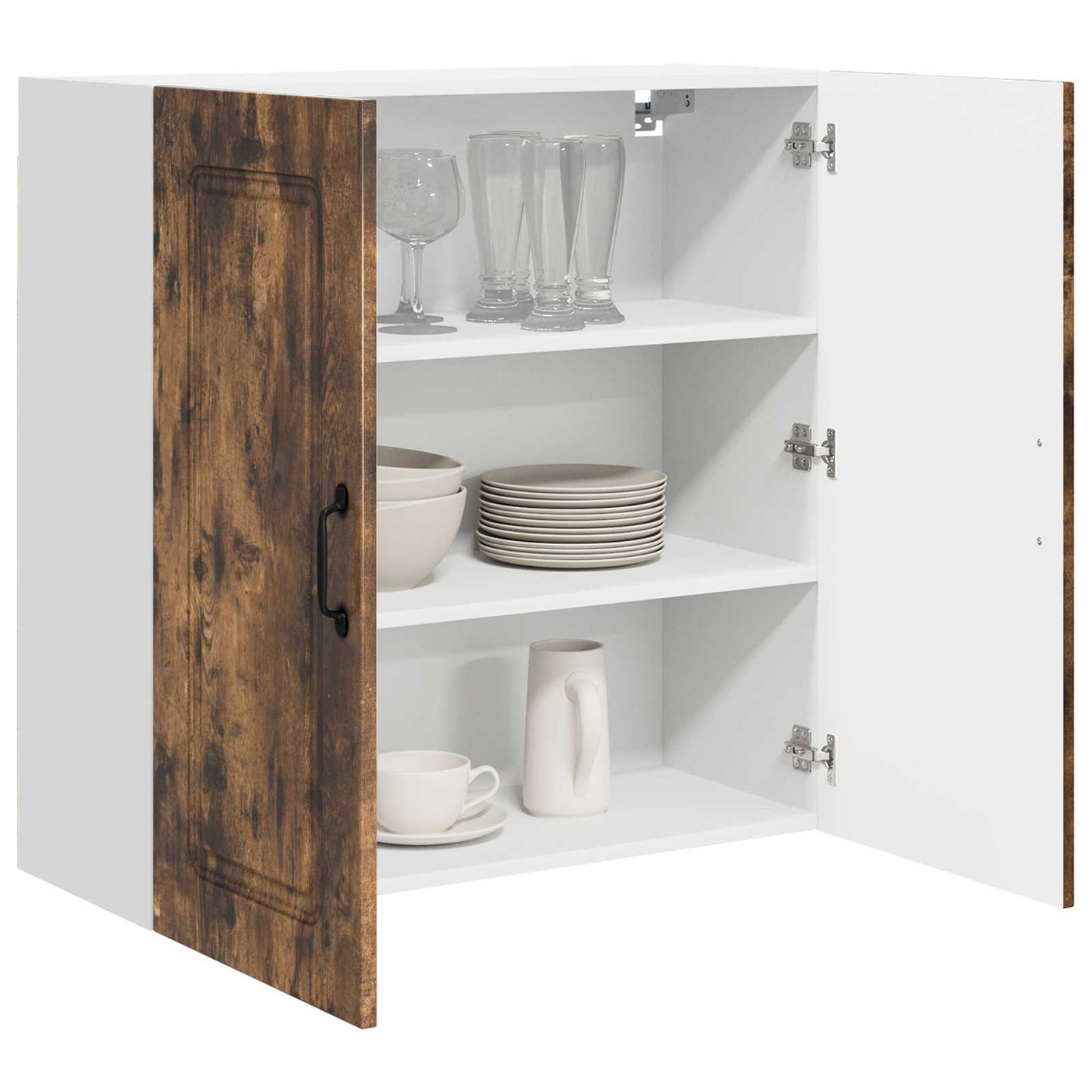 Kjøkkenskap Kalmar Røkt eik 80 x 31 x 80 cm Konstruert tre vidaXL