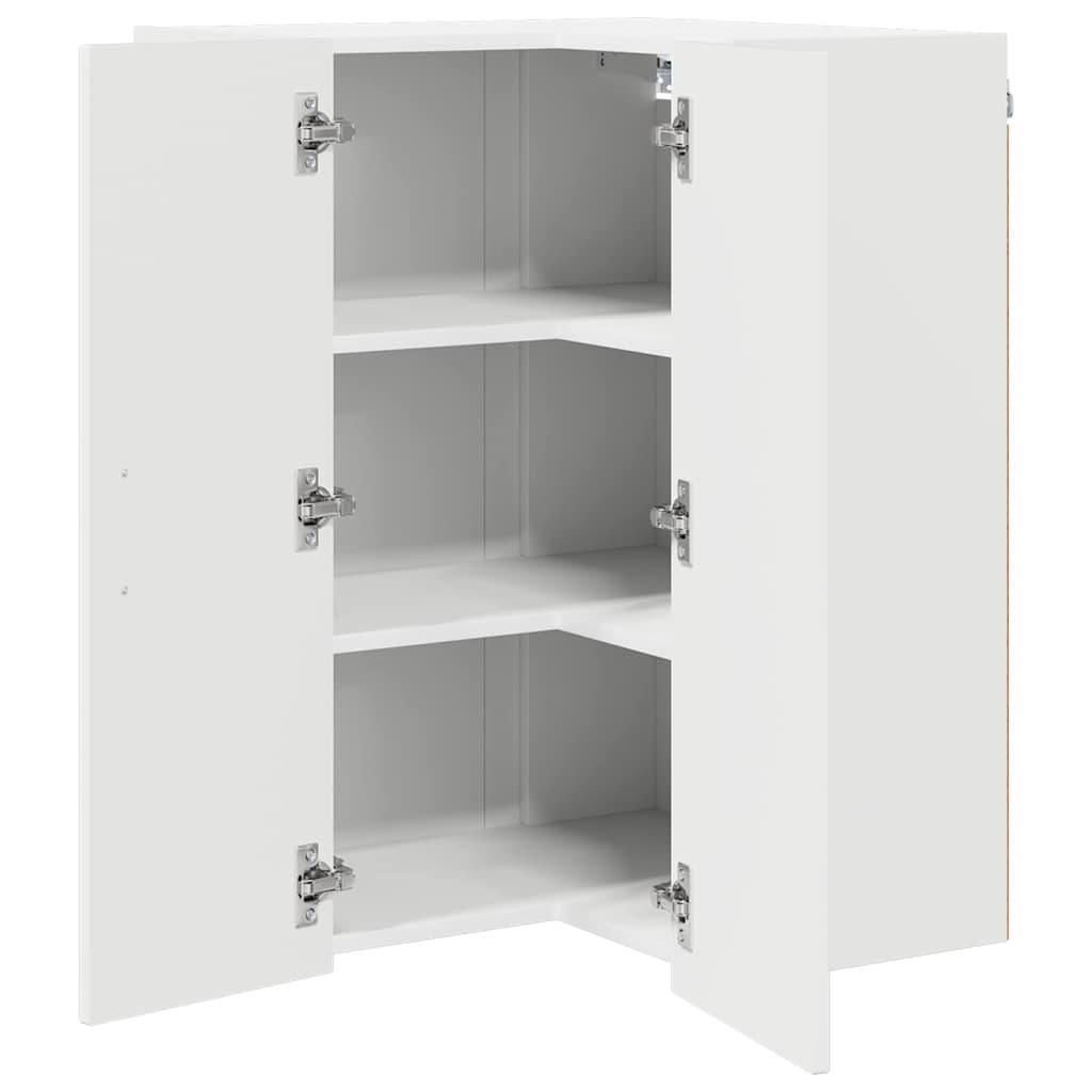 Oppvaskmaskin-panel Kalmar Høyglanset hvit 57 x 57 x 80 cm