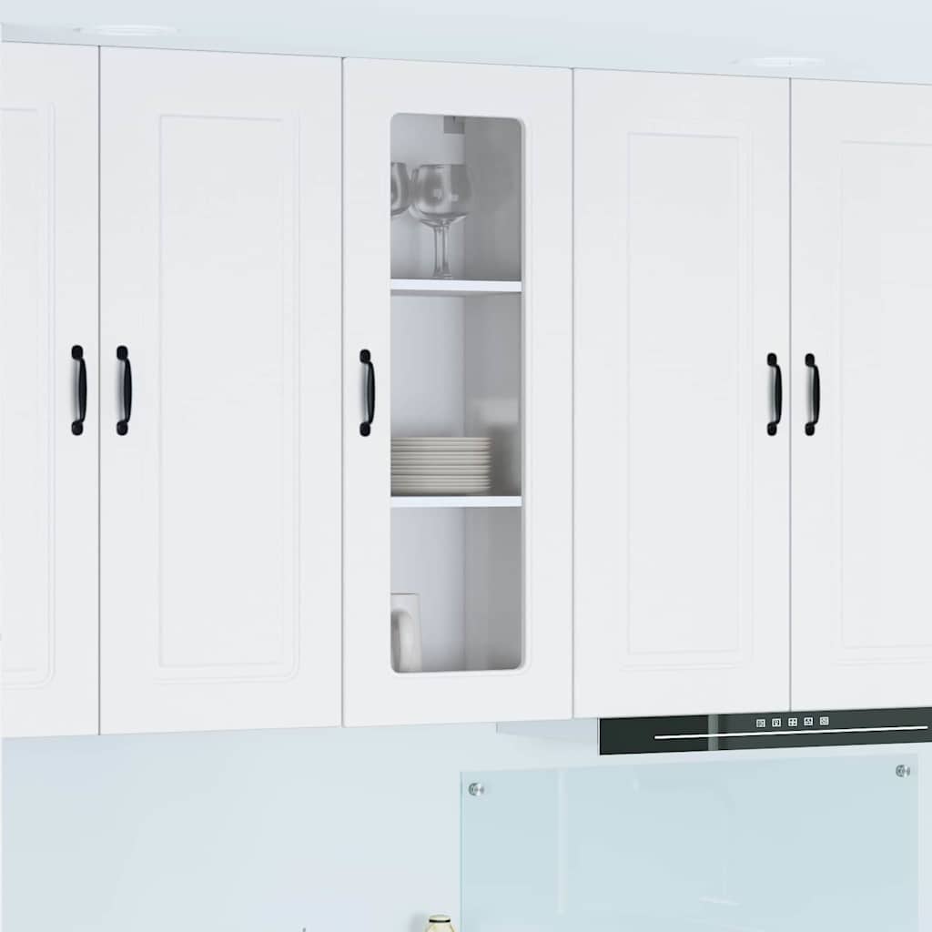 Oppvaskmaskin-panel Kalmar Hvit 40 x 31 x 100 cm Konstruert tre