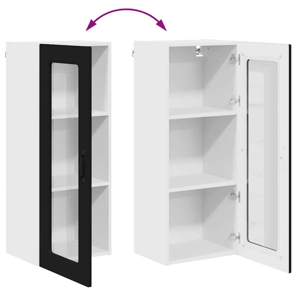 Oppvaskmaskin-panel Kalmar Svart 40 x 31 x 100 cm