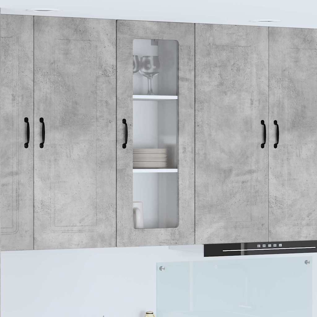 Oppvaskmaskin-panel Kalmar Betonggrå 40 x 31 x 100 cm