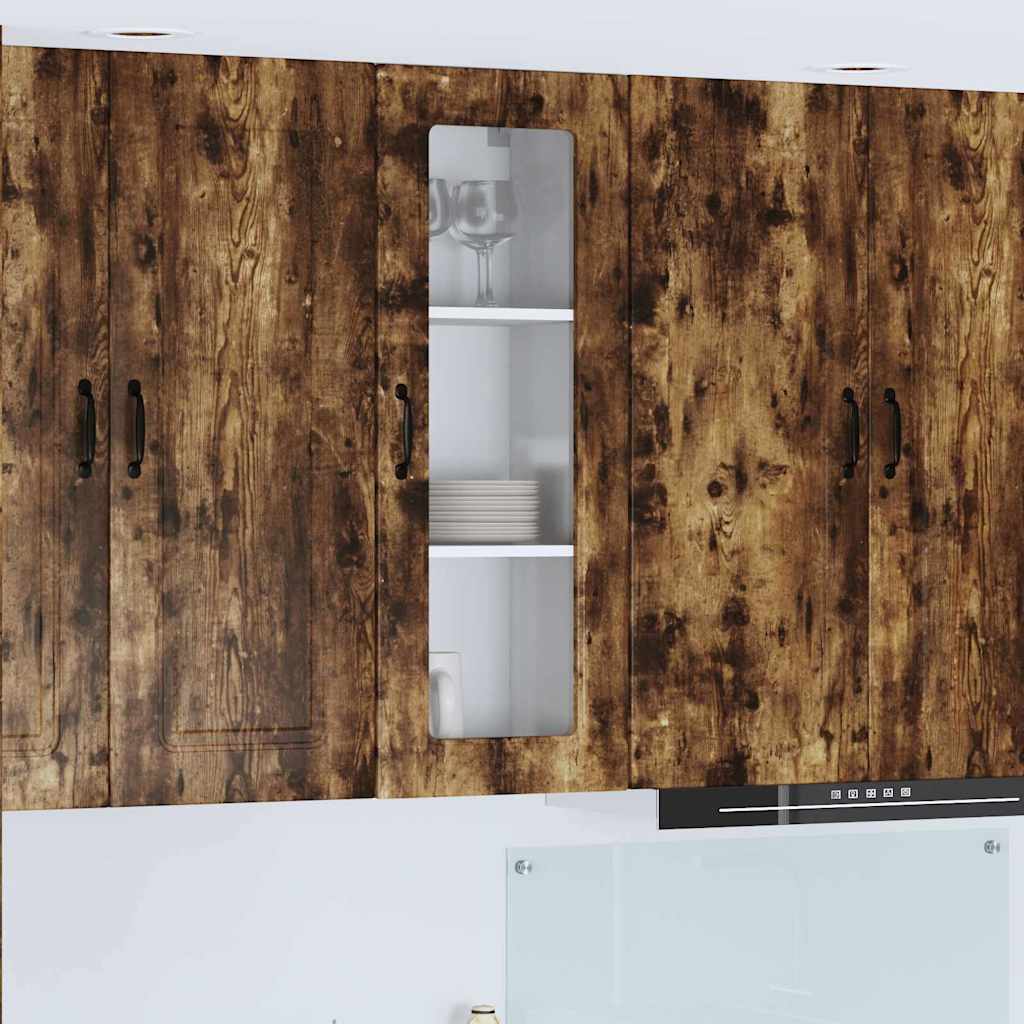 Oppvaskmaskin-panel Kalmar Røkt eik 40 x 31 x 100 cm
