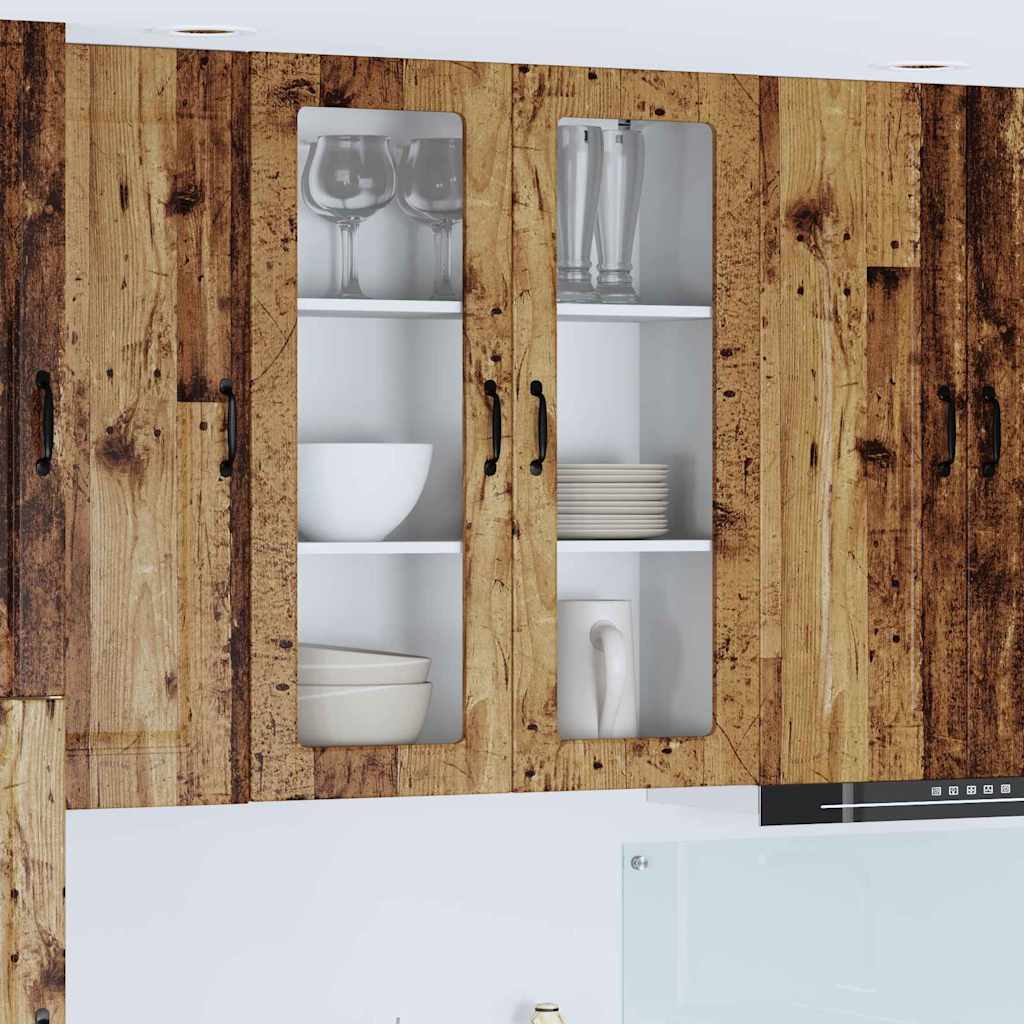 Oppvaskmaskin-panel Kalmar Gammelt tre 80 x 31 x 100 cm