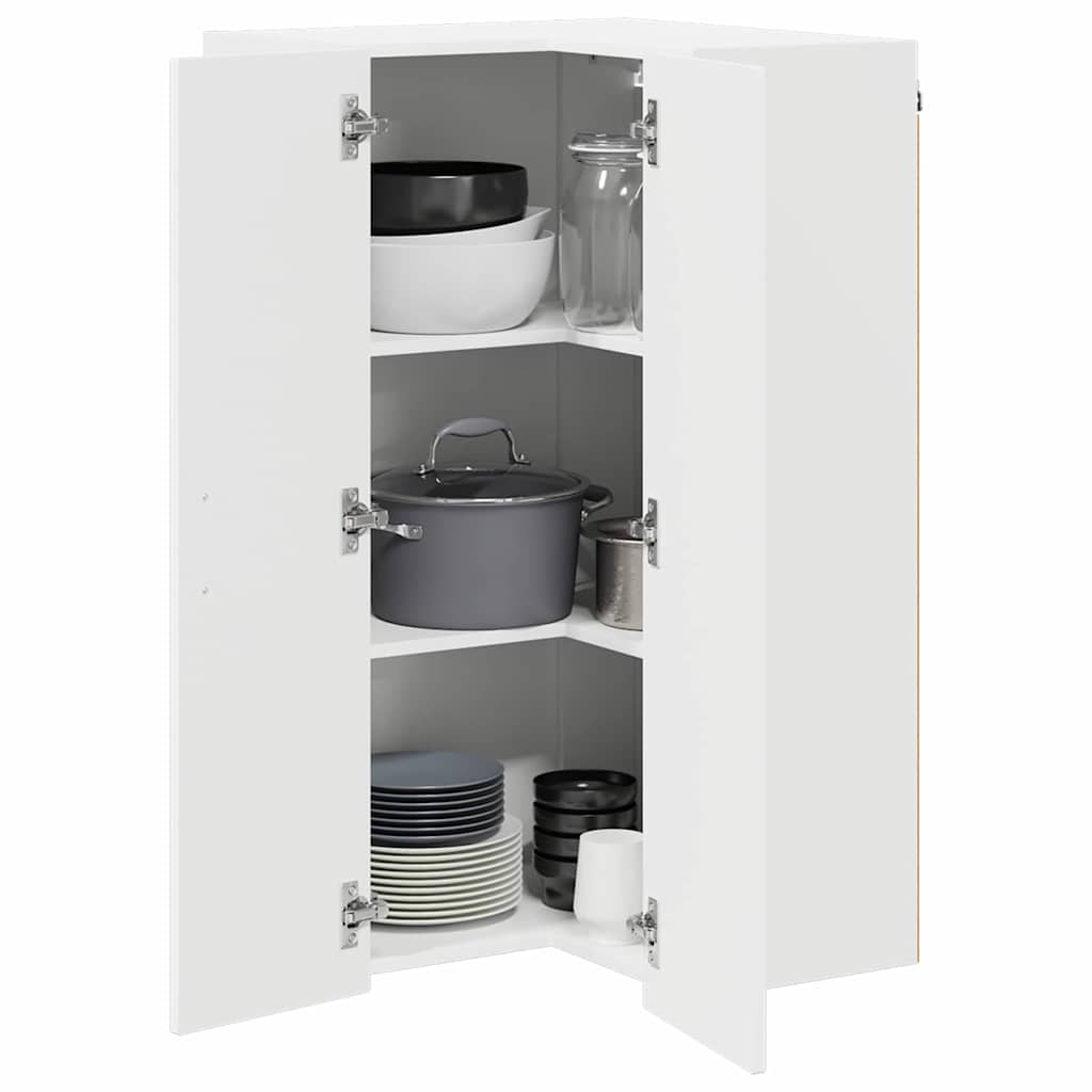 Oppvaskmaskin-panel Kalmar Hvit 57 x 57 x 100 cm Konstruert tre
