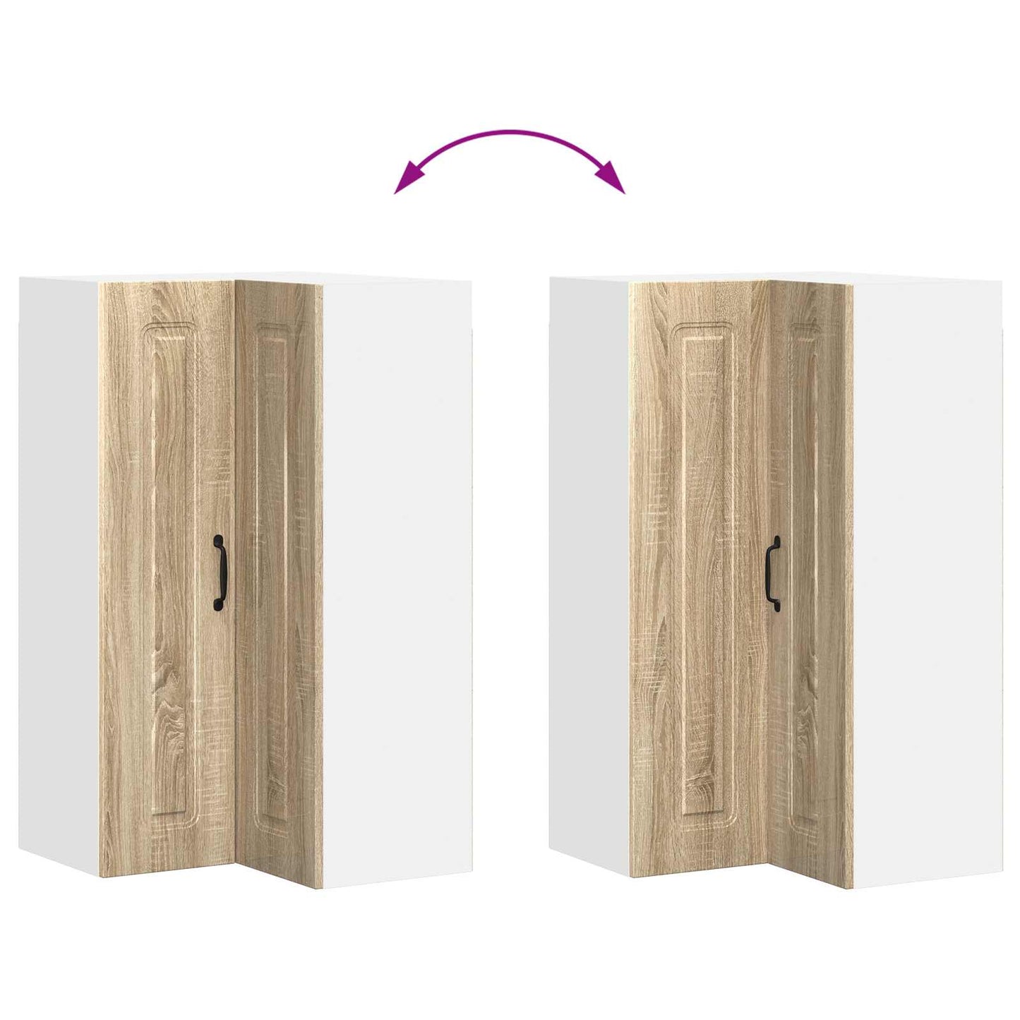 Oppvaskmaskin-panel Kalmar Sonoma eik 57 x 57 x 100 cm