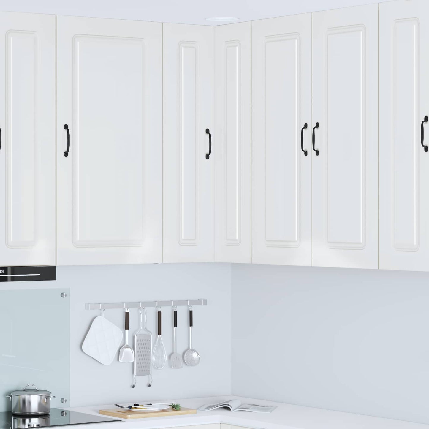 Oppvaskmaskin-panel Kalmar Høyglanset hvit 57 x 57 x 100 cm