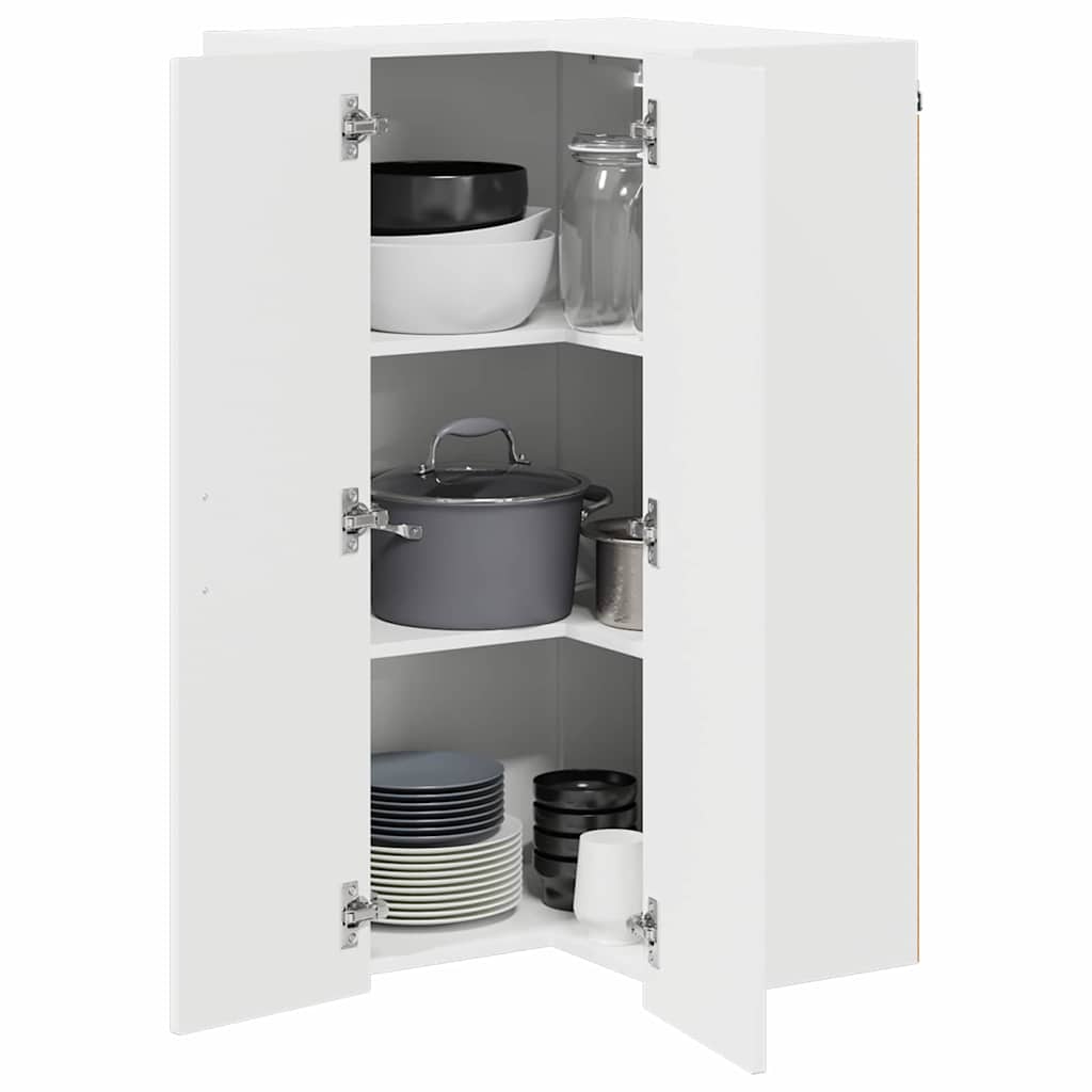 Oppvaskmaskin-panel Kalmar Høyglanset hvit 57 x 57 x 100 cm