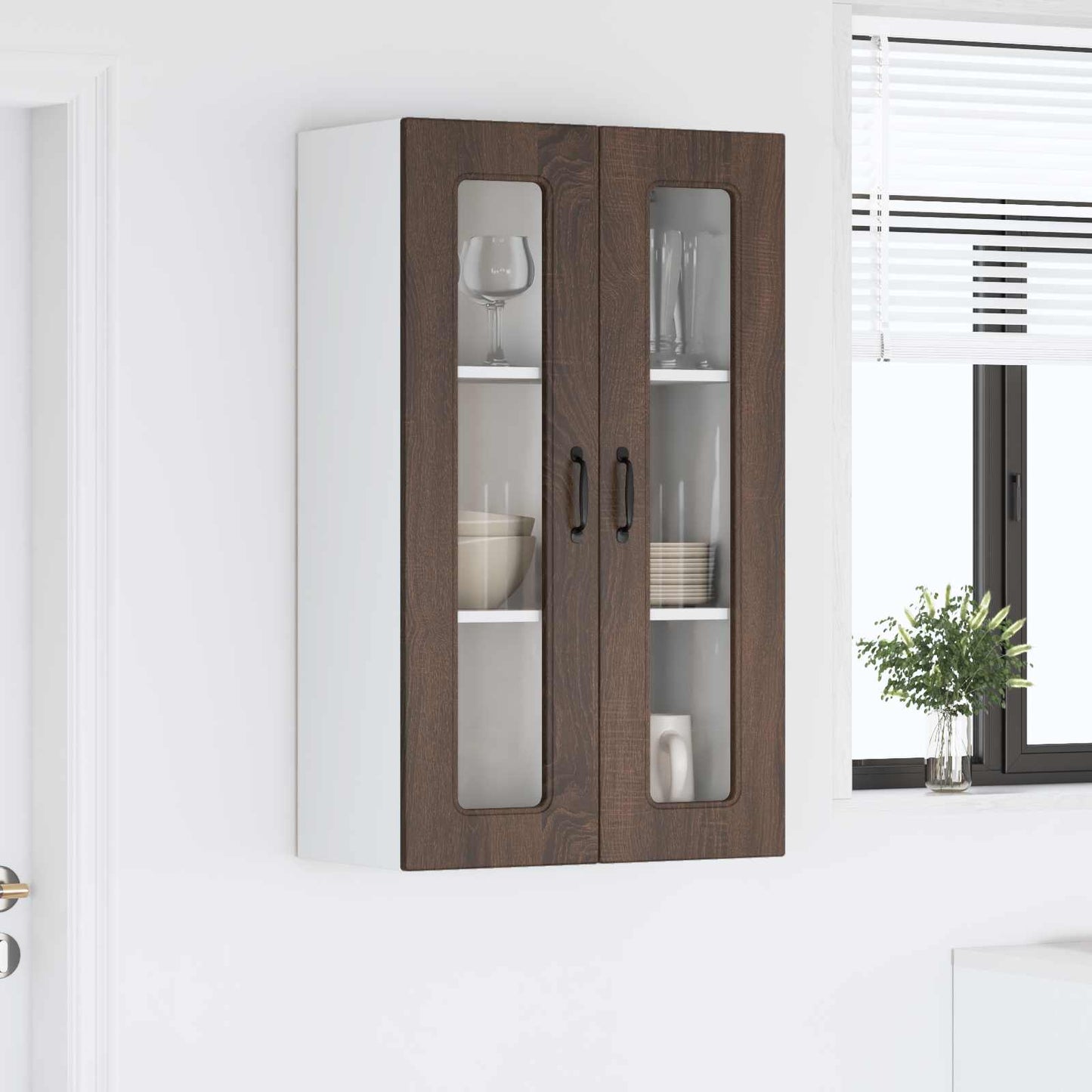 Oppvaskmaskin-panel Kalmar Brun Eik 60 x 31 x 100 cm