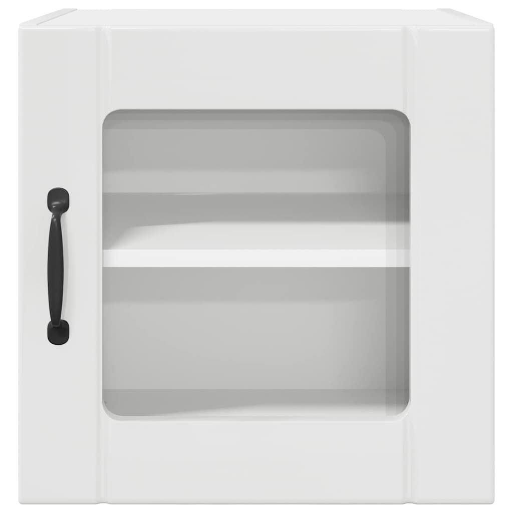 Oppvaskmaskin-panel Lucca 2 pcs Høgglans hvit 40 x 31 x 40 cm