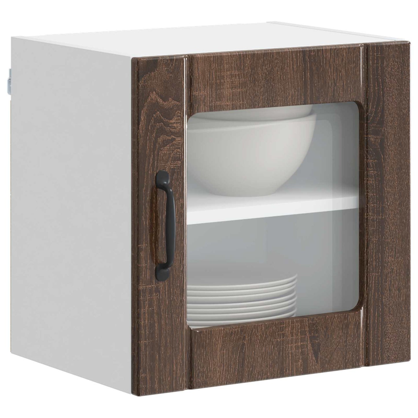 Vegghylle LUCCA Brun eik 40 x 31 x 40 cm Konstruert tre