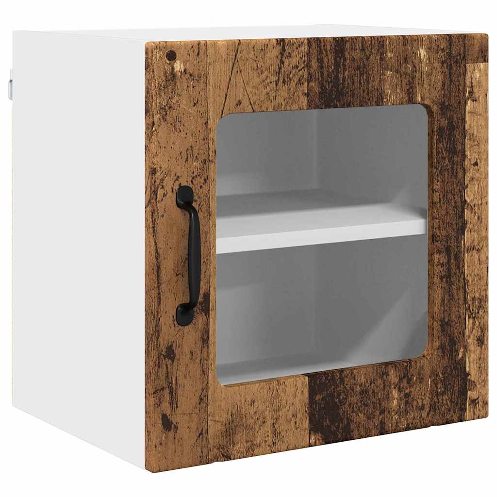 Vegghylle LUCCA Gammelt tre 40 x 31 x 40 cm Konstruert tre