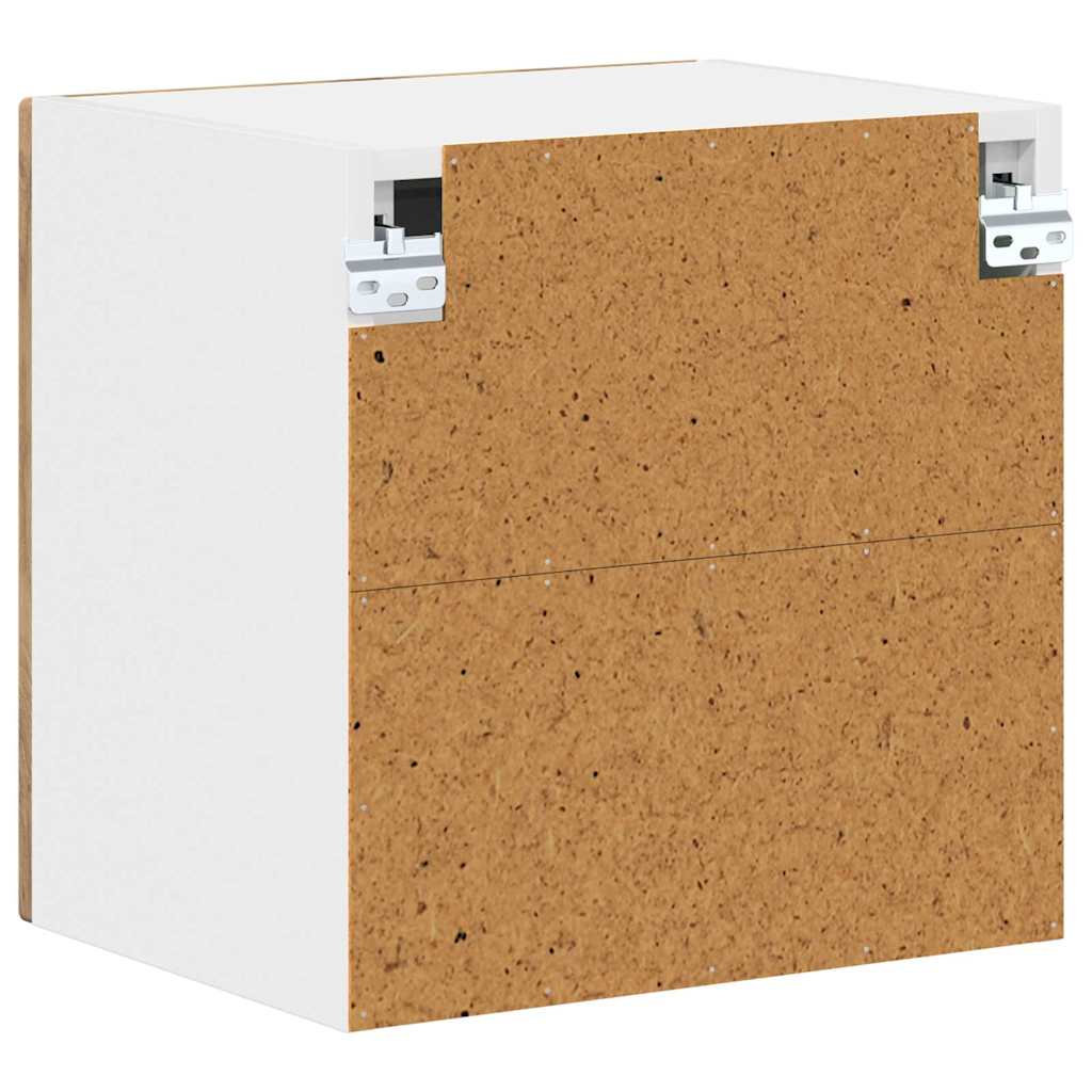 Vegghylle LUCCA 2 pcs Artisan eik 40 x 31 x 40 cm